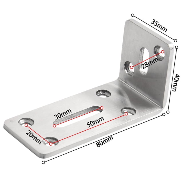 EchoBliss Soporte De Ángulo De 90 Grados Soporte De Esquina Sujetador De Junta Muebles Puerta Gabinete