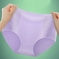 thumbnail image 3 of Annhoo High Waisted Womens Underwear Cotton No Show Soft Elastic Underpants Comfy Ladies Safety Panties Briefs, 3 of 8