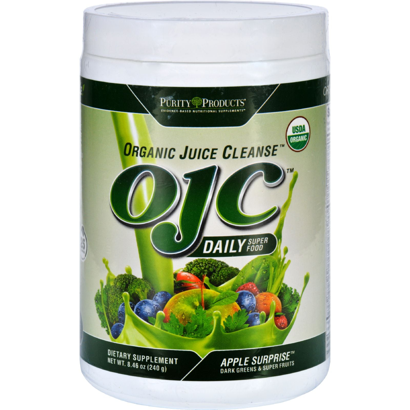 Purity Products Organic Juice Cleanse Powder, Apple Surprise, 8.5 Oz