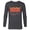 Charcoal Heather, variant on Marvel Logo Holiday Christmas Avengers Super Hero Ornaments - Long Sleeve T-Shirt for Men - Customized-Athletic Heather