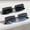 Golden Frame Gray & Blue set, variant on [Two Pairs Trendy Classic Men's Glasses] Two Pairs Of Trendy Classic Rectangular Frameless Men's Glasses