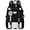 Black White, variant on School Backpack for Girlish Backpacks for Elementary Student Teen School Bag Bookbag with USB Charge Port