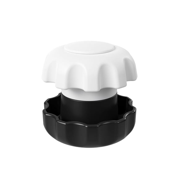 Ezy Dose Ezy Crush, Pill Crusher and Grinder with Storage Compartment, Black, Large, BPA Free