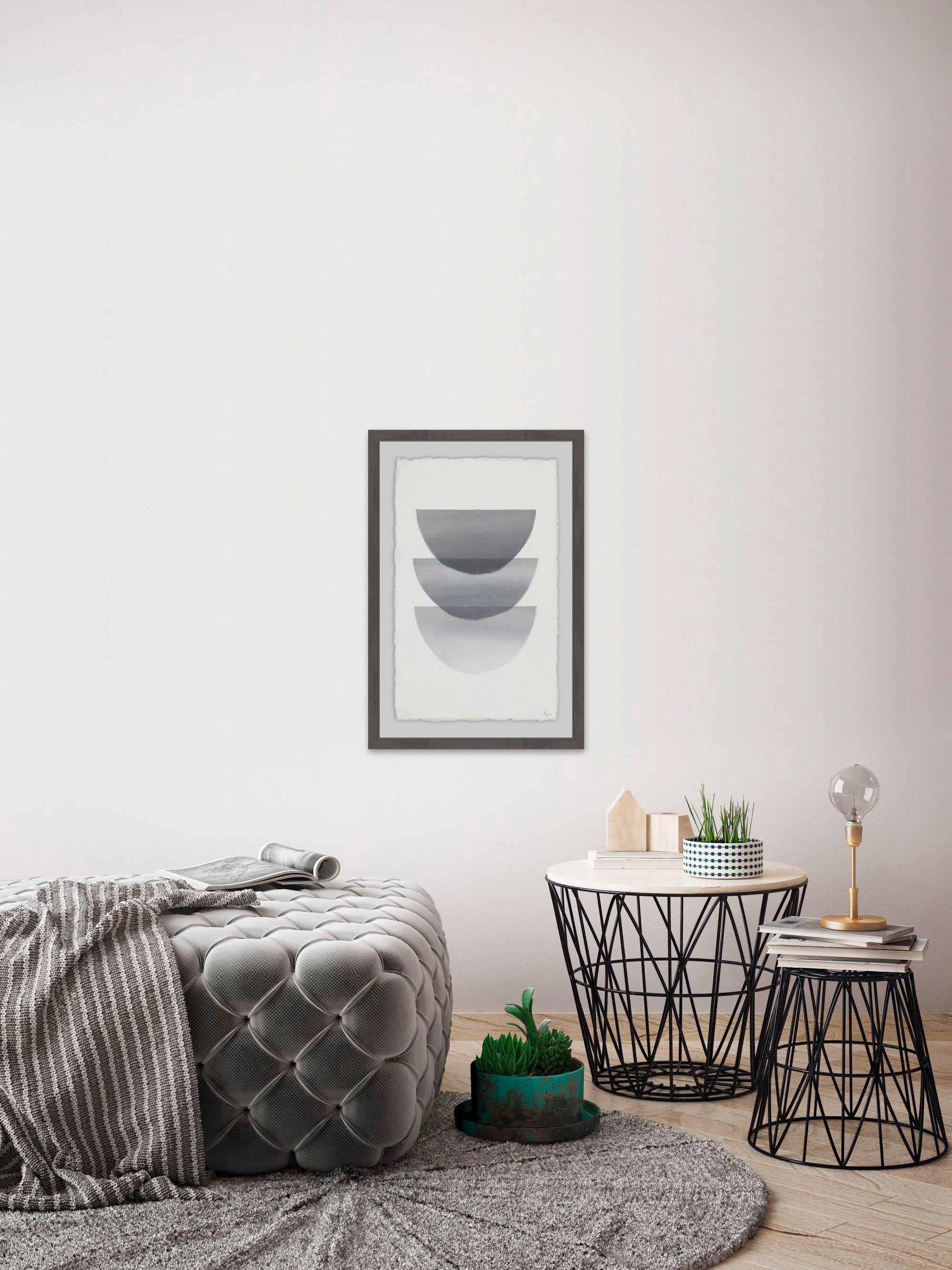Dark Shades Framed Painting Print