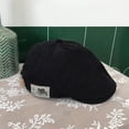 thumbnail image 5 of Cotton Flat Caps for Men, Mens Hat Flat Cotton Newsboy , Adjustable Beret Cabbie Driving Hat Flat Irish Fishing for Men, 5 of 6