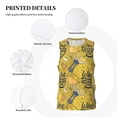 thumbnail image 6 of Gaeub White Wine Seamless Men's Mesh Basketball Jersey, Quick-Drying Sleeveless Top S-4XL, Loose Muscle Tank Top -4X-Large, 6 of 9