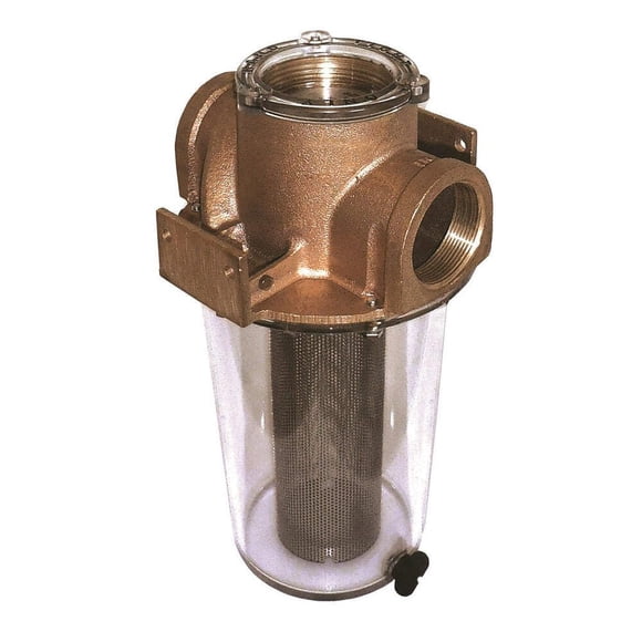 Filtro de agua cruda Groco serie ARG-1250 1-1/4 con cesta de acero inoxidable