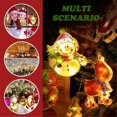 thumbnail image 4 of Christmas Window Light LED Suction Cup Hanging Light Window Bar Festive Christmas Atmosphere Decorat, 4 of 5