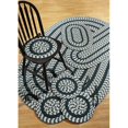 thumbnail image 1 of Better Trends BRCR5080HU Crescent 7 Pieces Set Braided Rug, Hunter, 1 of 5