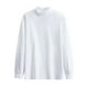thumbnail image 1 of pstuiky camisas de hombre de manga larga, Blusas de cuello redondo, sueltas, informales, cómodas, lisas, de manga larga, para hombre Tops de talla grande para hombre xxxxl, 1 of 8