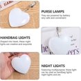 thumbnail image 1 of Luces de monedero Sensor táctil Bolso de mano Luz LED en forma de corazón Luz de monedero (1 pieza, blanco) LingWen 8390606725844, 1 of 1