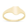 thumbnail image 2 of AFFY Flat Oval Top Signet Ring In 14K Yellow Gold Over 925 Sterling Silver (Small) Ring Size 10.5, 2 of 4