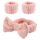 thumbnail image 1 of Diadema de SPA, muñequera absorbente, banda elástica para la cabeza, elegante diadema para maquillaje Facial, mujeres y niñas para deportes, cuidado Rosa, 1 of 8