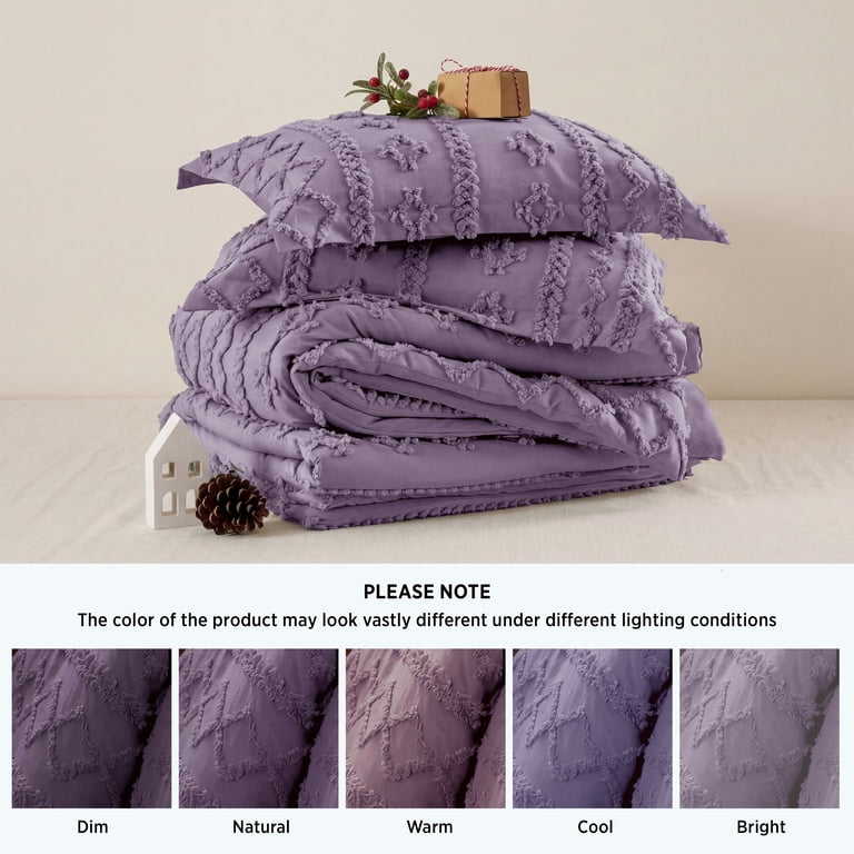 U by Bedsure Queen Tufted Boho Comforter Set, 3-Piece photo 6