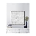 thumbnail image 5 of HomeStock Suburban Sophistication Mirrored Movement Floater Framed Painting Print on Canvas, 24" x 24", Modern Handmade Canvas Art Decor - Unique and Chic Wall Prints for Contemporary Spaces, 5 of 5