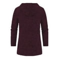 thumbnail image 4 of Men's Long Cardigan Hoodies Full-Zip Fleece Lined Sweaters Knit Regular Fit Casual Trench Coat Wiht Pocket, 4 of 4