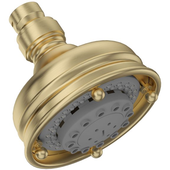 Rohl 1085/8 1.8 GPM Multi Function Shower Head - Satin Unlacquered Brass