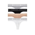 thumbnail image 1 of Calzón tipo tanga de algodón con logo Victoria's Secret para mujer, 1 of 3