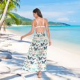 thumbnail image 7 of Women Sarong Wraps Butterfly Leaves Swimsuit Beach Pareo Bikini Coverups Skirt L, 7 of 7