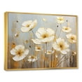thumbnail image 2 of Designart "Simplistic Ash And Lemon Buttercups" Buttercups Floater Framed Wall Decor, 2 of 5