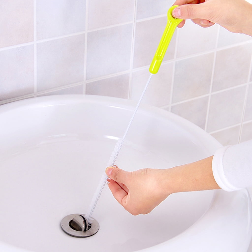 Sewer Cleaning Brush,Home Bendable Sink Tub Toilet Dredge Pipe Snake Brush Tool 