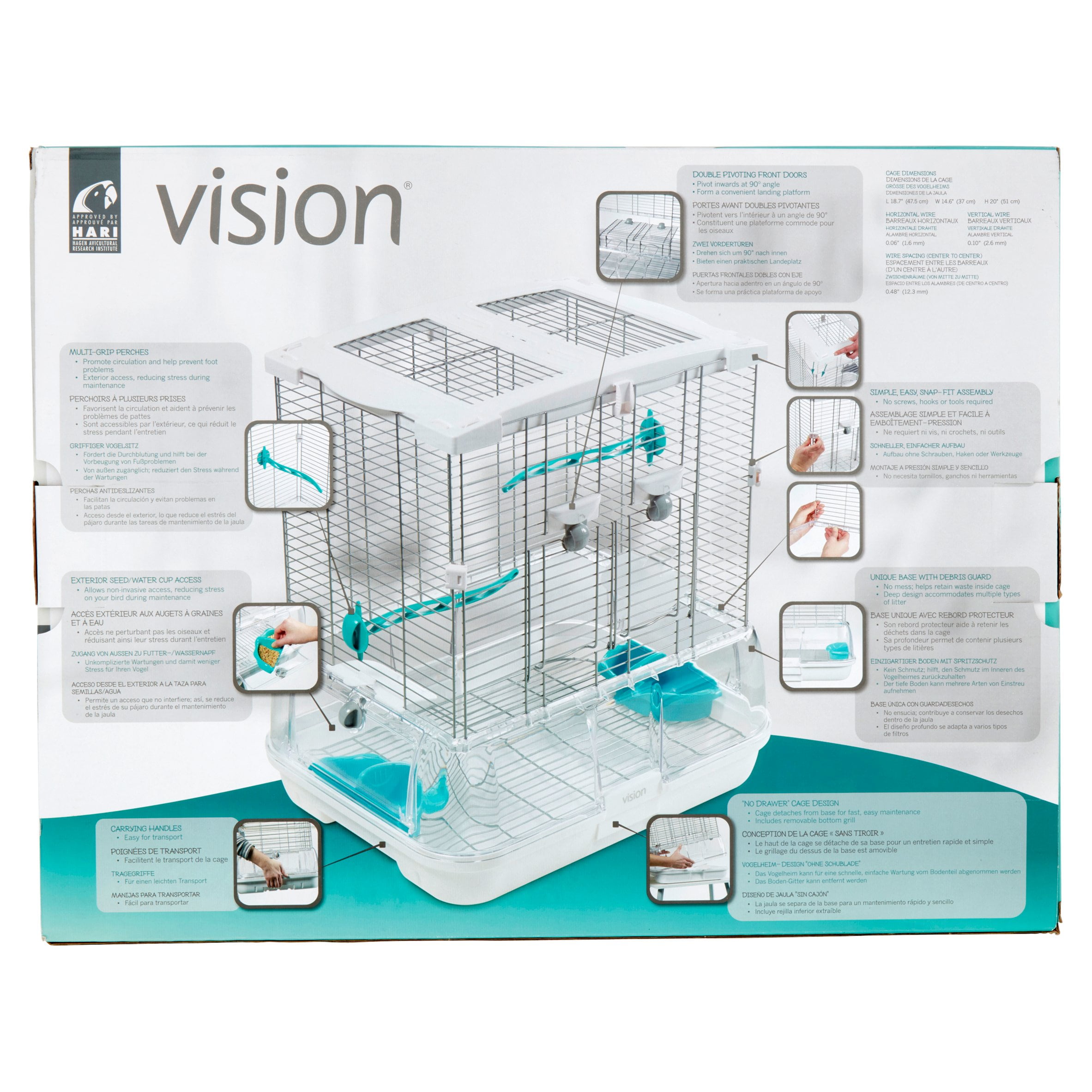 Vision Bird Cage Small Walmart