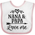 thumbnail image 3 of Inktastic Nana Papa Love Me Grandchild Boys or Girls Baby Bib, 3 of 4