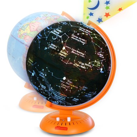 Little Experimenter Globe for Kids: 3-in-1 World Globe with Illuminated Star Map