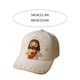 thumbnail image 3 of Gorra de béisbol del Sagrado Corazón, linda gorra blanca, linda gorra blanca de abanico, gorra blanca, 3 of 9