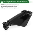 thumbnail image 5 of Unique Bargains Front Driver Side Headlight Washer Nozzle for Hyundai Santa Fe No.986712W000, 5 of 6