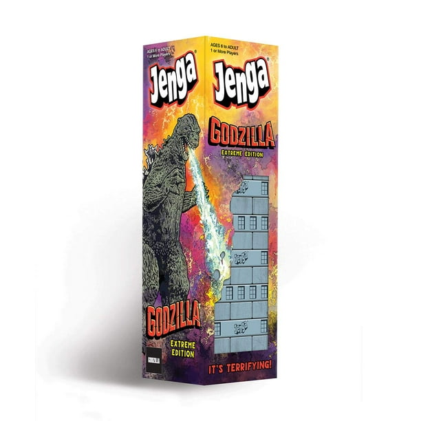 Jenga Game USAOPOLY Godzilla Extreme Edition, coleccionable