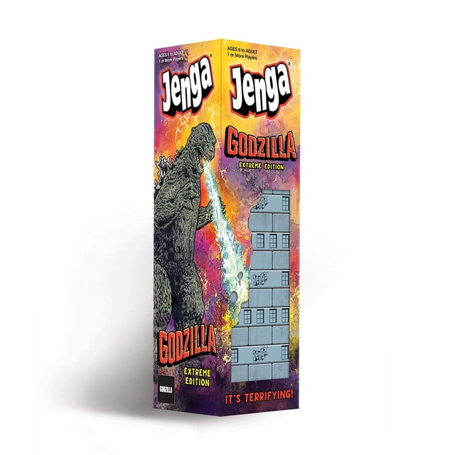 Jenga Game USAOPOLY Godzilla Extreme Edition, coleccionable