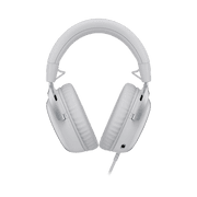HyperX Cloud III – Wired Gaming Headset, PC, PS5, Xbox Series X|S, Angled 53mm Drivers, DTS Spatial Audio, Memory Foam, Durable Frame, Ultra-Clear 10mm Mic, USB-C, USB-A, 3.5mm – Gray/Red