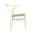 thumbnail image 3 of Heavenly Collection White Wood Dining Chair SET OF 3, 3 of 8