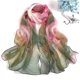 thumbnail image 4 of Bufandas para mujer con estampado ligero y estampado floral, bufanda, chal, bufandas de moda, chales de protección solar, 4 of 7