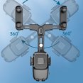thumbnail image 3 of Para Coche Soporte para teléfono para automóvil Soporte para GPS Soporte giratorio para teléfono inteligente de 360 ​​grados (negro), 3 of 9