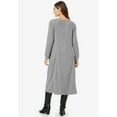 thumbnail image 2 of Woman Within Plus Size Thermal Knit A-Line Dress, 2 of 5