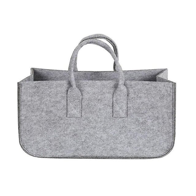1 bolsa de almacenamiento de fieltro, organizador de juguetes de contenedores de almacenamiento de ropa | bolsas de almacenamiento plegables Afortunado Sencillez