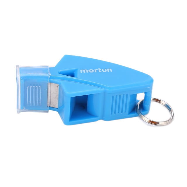 Silbato De Plástico Crujiente, Baloncesto Con Cordón De Sonido Para Exteriores Y Clip Para Dedos, Claro
