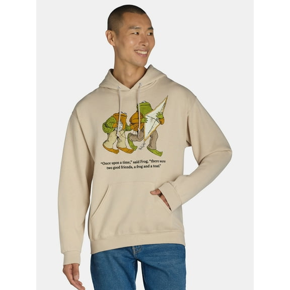 Frog and Toad Men's & Big Men's Kite Pullover Hoodie Sweatshirt, Sizes XS-3XL