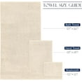 thumbnail image 3 of Bath Towels Set 6-Piece Original Turkish Cotton Soft, Absorbent and Premium Towel for Bathroom, Ivory, 3 of 7