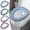 A, variant on Moocorvic Soft Toilet Seat Covers Pad, Stretchable Washable Toilet Seat Cushion Cover, Universal Size(Blue)