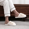 thumbnail image 5 of House Slippers for Woman,Slippers for Women Indoor and Outdoor with Memory Foam Insole,Women Bow Slipper for Fall Winter Thick Sole Indoor Cute Fuzzy Footwear, 5 of 5
