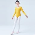 thumbnail image 7 of MXIEZI 5-16T Girls Summer Open Crotch Dance Outfit Gymnastics Leotards for Kids Toddler Cotton Practice Clothing Long-Sleeved Biketards for Girls, 7 of 7