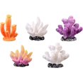 thumbnail image 2 of Holzlrgus 10Pcs of Random Style Polyresin Coral Ornaments, Aquarium Coral Decor for Fish Tank Aquarium Decoration Approx. 1.7" in Height, 2 of 7