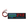thumbnail image 1 of 18650 Li-Ion Lipo Lithium Test 7-55V Acid Battery Level Indicator Tester LEDDisplay Meter Module Capacity VoltageMeter,C, 1 of 8