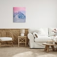 thumbnail image 3 of Stupell Industries Foggy Mountain Pink Sky Landscape Photography Gallery Wrapped Canvas Art Print Wall Art, 24 x 30, 3 of 8