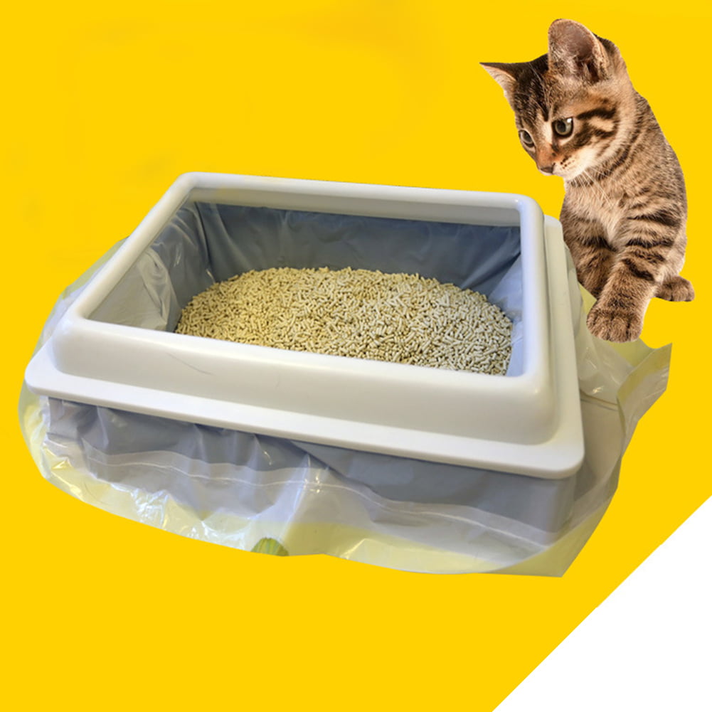 1 Bag of (7PCS) Cat Litter Bag Kitten Hygienic Litter Box Liners Pet