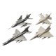 thumbnail image 4 of Modelo de combate de simulación perfke 1:144 Fighter Diecast Avión Juguetes, 4 of 9