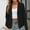 504_Black, variant on Blazers for Women Women's Autumn Solid Color Flip Tie Pocket Sleeveless Suit Jacket Blazer Jackets for Women White XXL